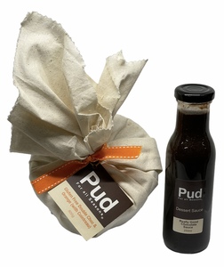 Gluten Free Double Choc and Orange 800g Pud with 250ml Chocolate Sauce - Copy